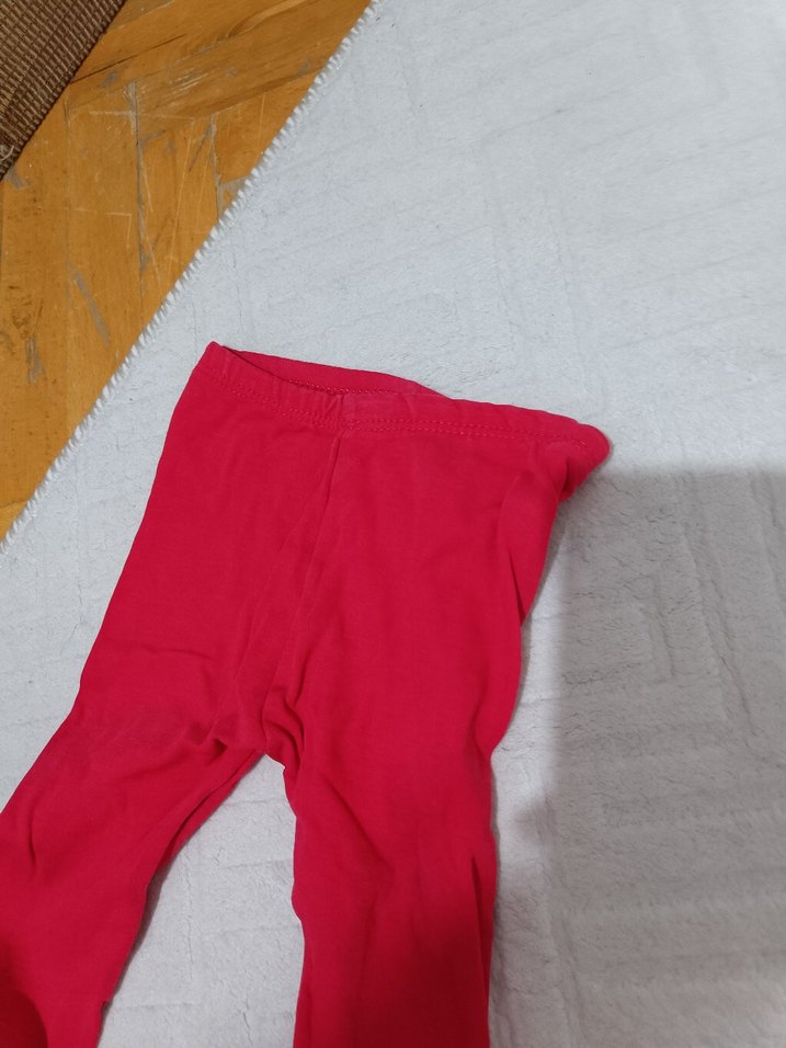 Kız Çocuk Kırmızı Tayt - Görsel 3