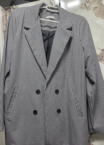 Defacto Kazayagi Desenli Blazer Ceket