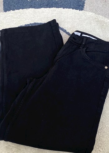 Siyah Kadın Regular Fit Kot Pantolon