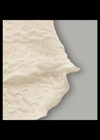 Zara Beyaz Drapeli Kolsuz Bohem Straplez Büstiyer - Görsel 3