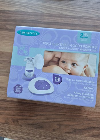 Lansinoh Tekli Elektrikli Göğüs Pompası Beyaz - Görsel 2