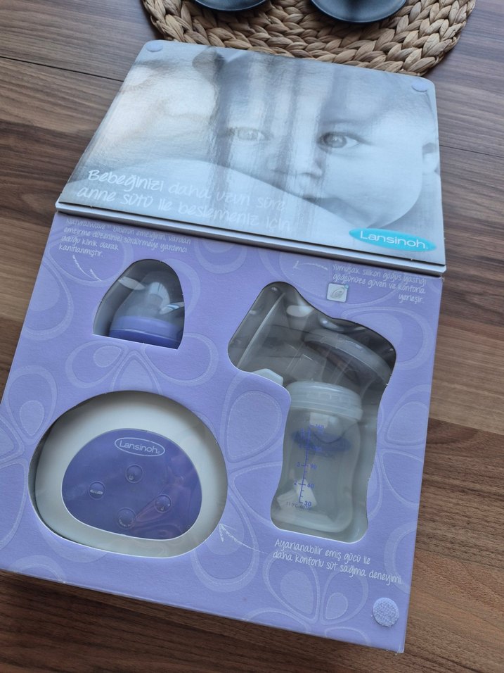 Lansinoh Tekli Elektrikli Göğüs Pompası Beyaz - Görsel 3