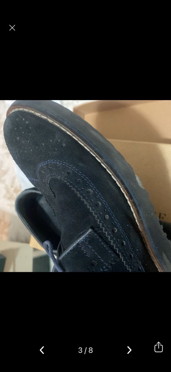 Lacivert Süet Erkek Klasik Ayakkabı - Görsel 3