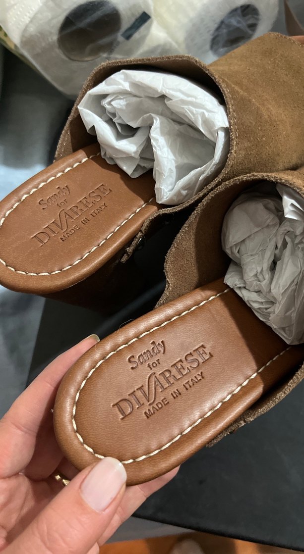 Deri Toka Detaylı Kahverengi Kadın Platform Terlik - Görsel 2