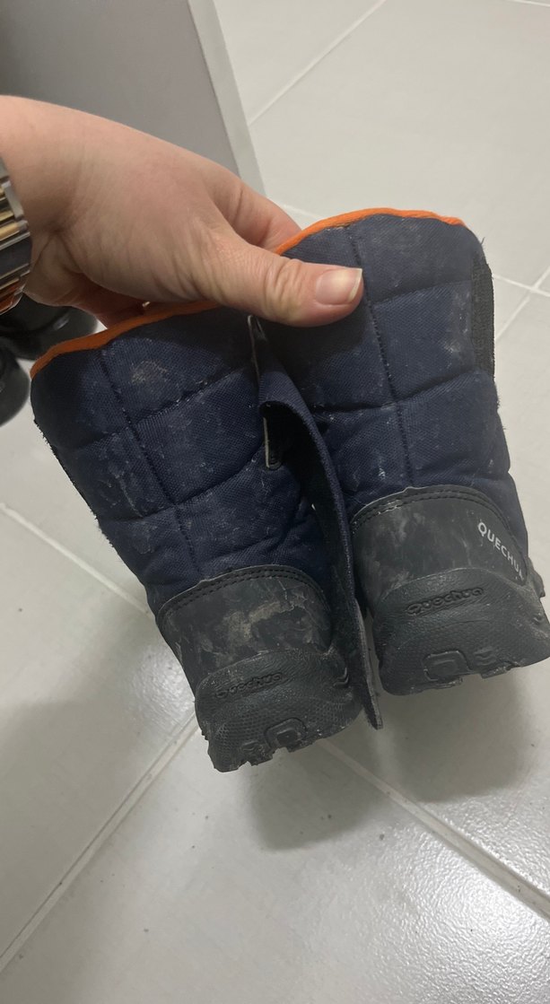 Erkek Çocuk Turuncu Bantlı Kauçuk Bot - Görsel 3