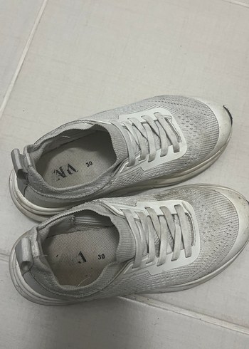 Beyaz Gri Kadın Spor Ayakkabı - Görsel 2