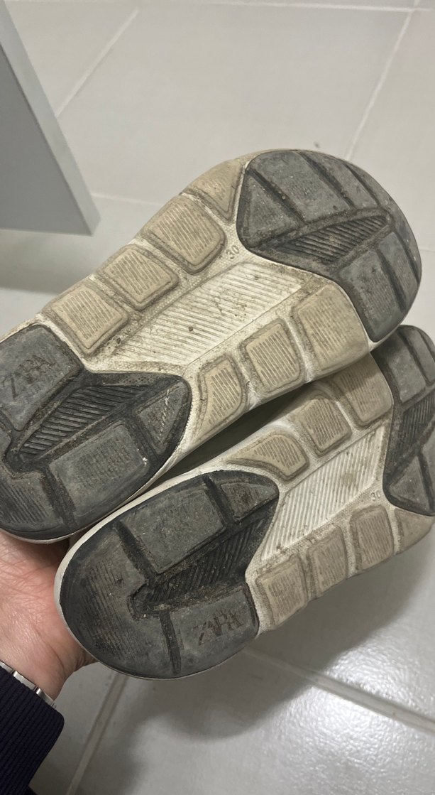 Beyaz Gri Kadın Spor Ayakkabı - Görsel 4