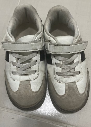 Gri Erkek Çocuk Spor Ayakkabı Cırt Cırtlı - Görsel 5