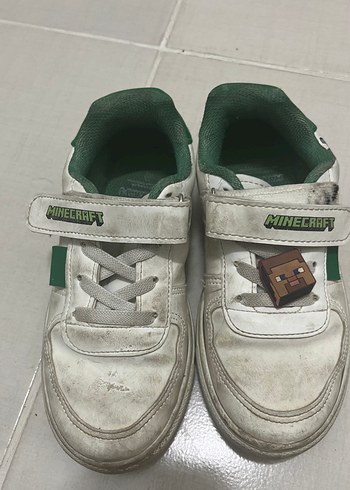 Minecraft Beyaz Erkek Çocuk Spor Ayakkabı - Görsel 5