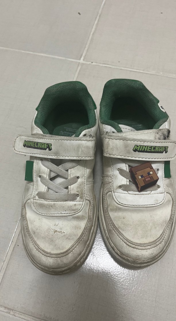 Minecraft Beyaz Erkek Çocuk Spor Ayakkabı - Görsel 5