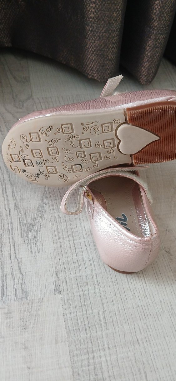 Pembe Fırfırlı Kız Çocuk Babet - Görsel 3