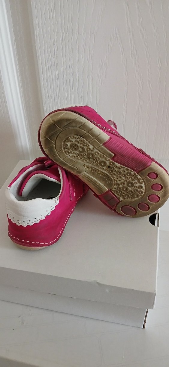 Kız Bebek Pembe İlk Adım Ayakkabısı - Görsel 3