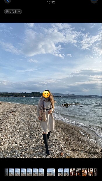 Kışlık yün oversize elbise