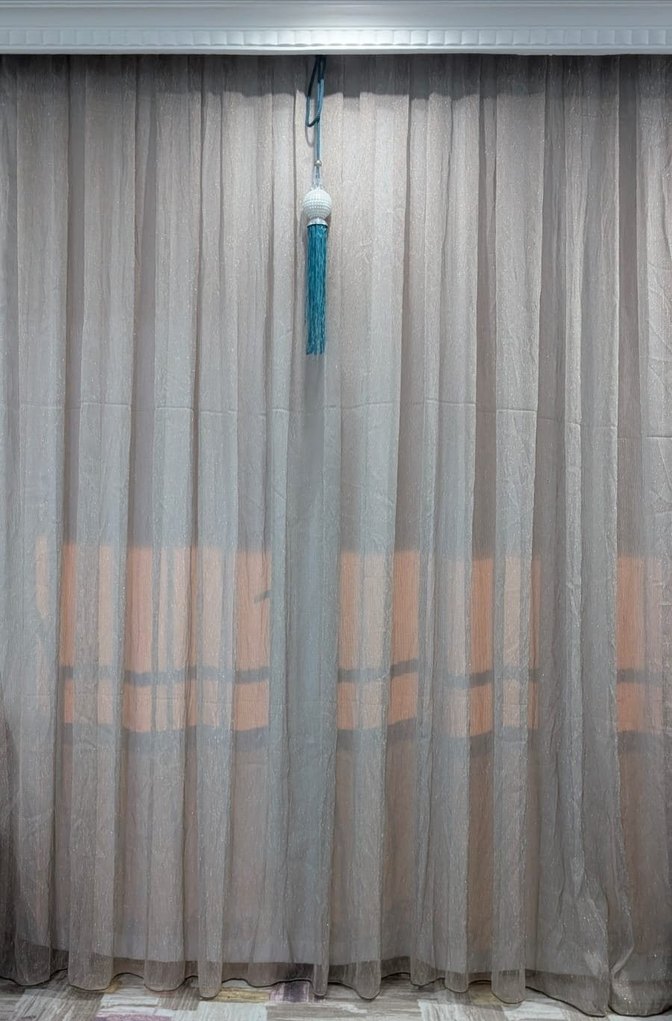 Tül Perde (Çift, Uzun) - Görsel 2