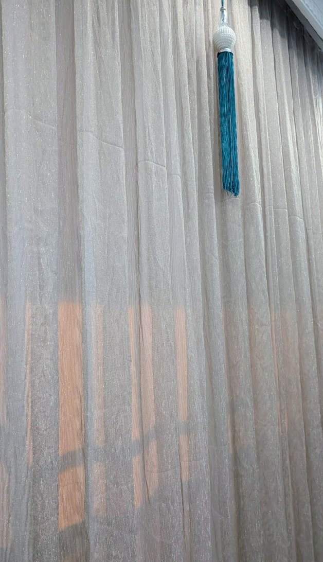 Tül Perde (Çift, Uzun) - Görsel 3