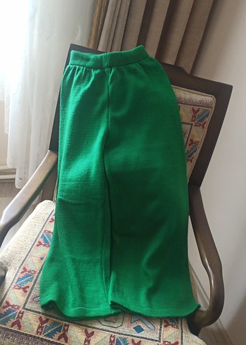 Yeşil Triko pantolon ve bluz - Görsel 2