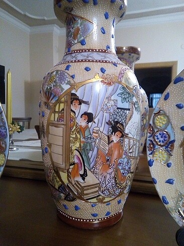  Beden altın Renk Antika vazo