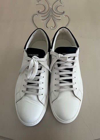 Emporio Armani Minimalist Beyaz Kadin Sneakers