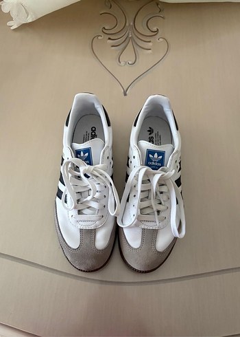 39 Beden beyaz Renk Adidas Beyaz Samba Spor Ayakkabı