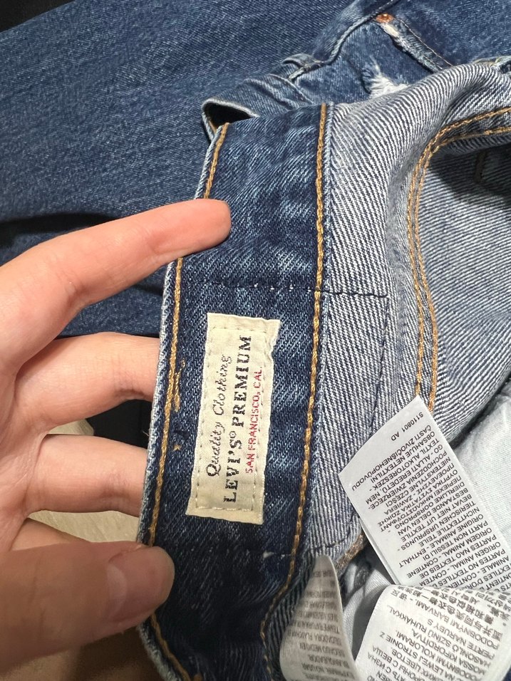 Levis Kadın Lacivert Bol Kesim Denim Pantolon — görsel 3/7