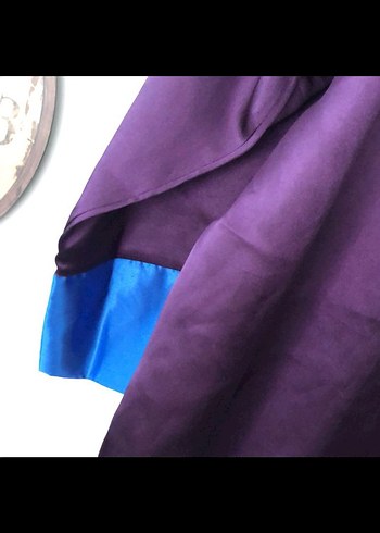 Uzun Mor Kadın Sabahlık - Görsel 3