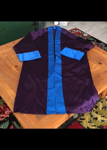 Uzun Mor Kadın Sabahlık - Görsel 4