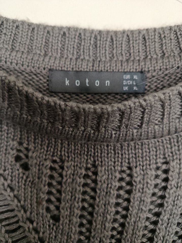 Gri Örgü Kolsuz elbise - Görsel 3