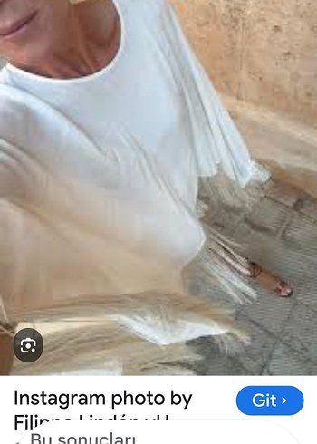 Beyaz Bluz V Yaka - Görsel 3