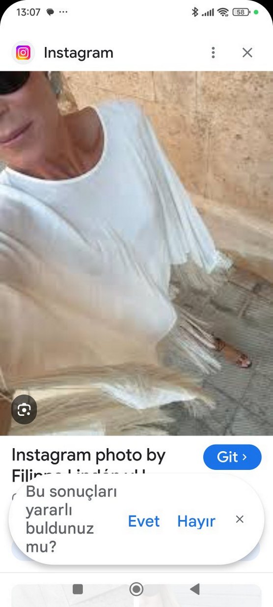 Beyaz  Bluz V Yaka - Görsel 3