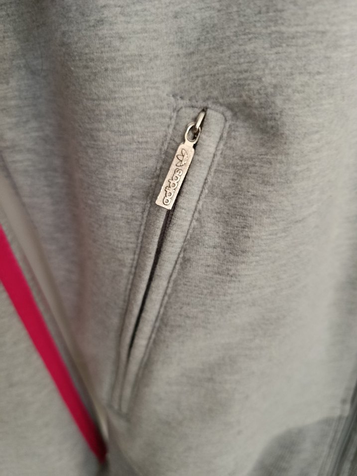 Gri Fermuarlı Sweatshirt - Görsel 4