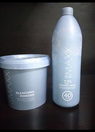 Maxx Deluxe saç açıcı oksidan gri toz