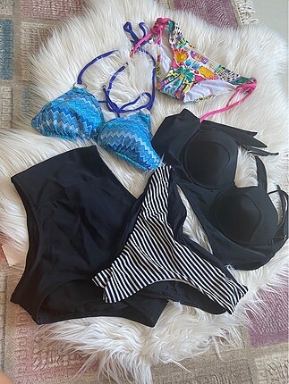 Toplam 5 parça bikini