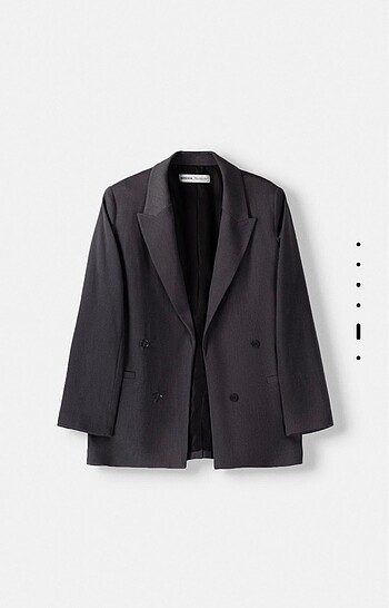 Bershka slim fit dökümlü blazer