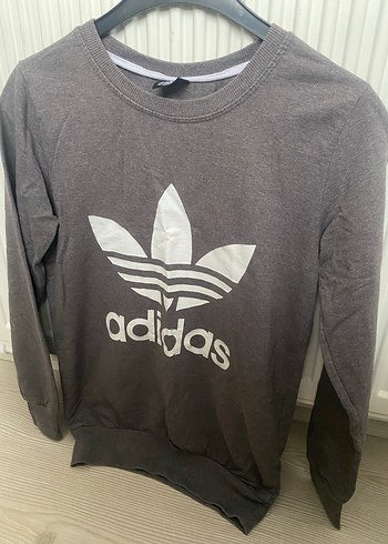 Adidas Gri Kadın Sweatshirt Uzun Kollu