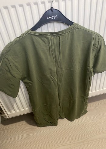 Haki Erkek Baskılı Tişört - Görsel 2