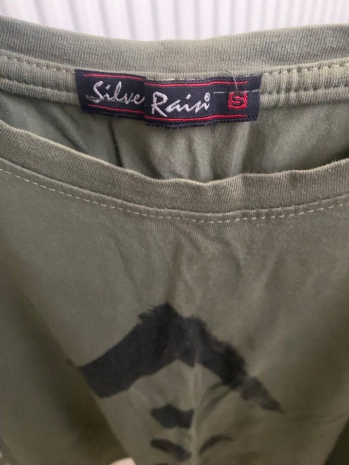 Haki Erkek Baskılı Tişört - Görsel 3