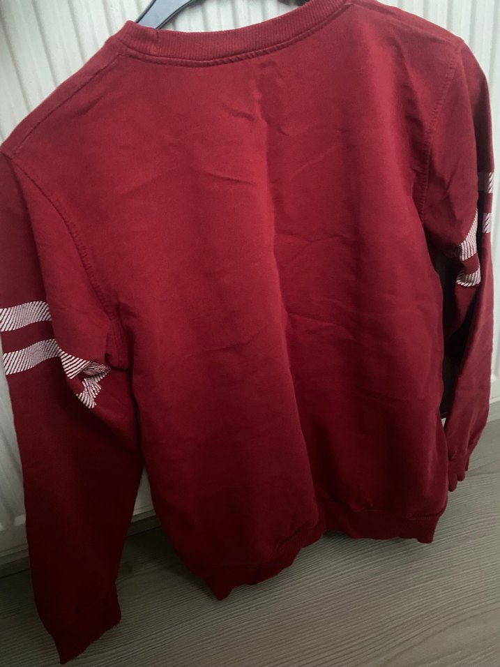 Kırmızı Baskılı erkek çocuk Sweatshirt - Görsel 3