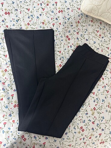 Lc Waikiki İspanyol Paça Siyah Kadın Pantolon