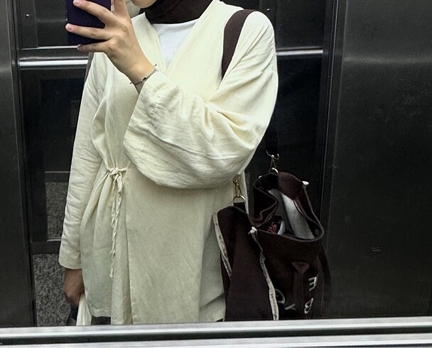 çok şık keten kimono
