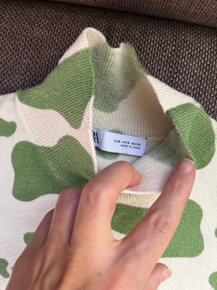 ZARA crop kazak - Görsel 2