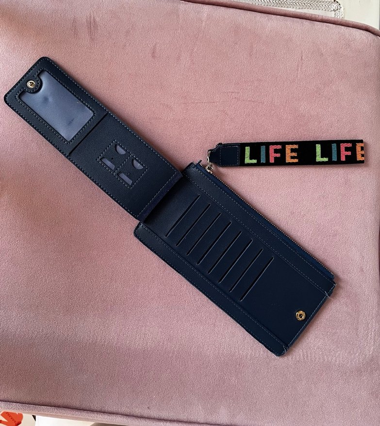 Lacivert cüzdan - Görsel 3