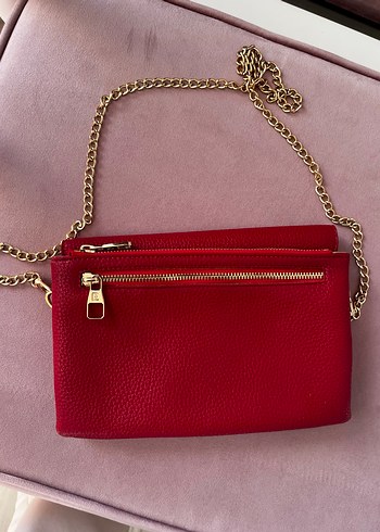 Pierre Cardin kırmızı çanta - Görsel 6