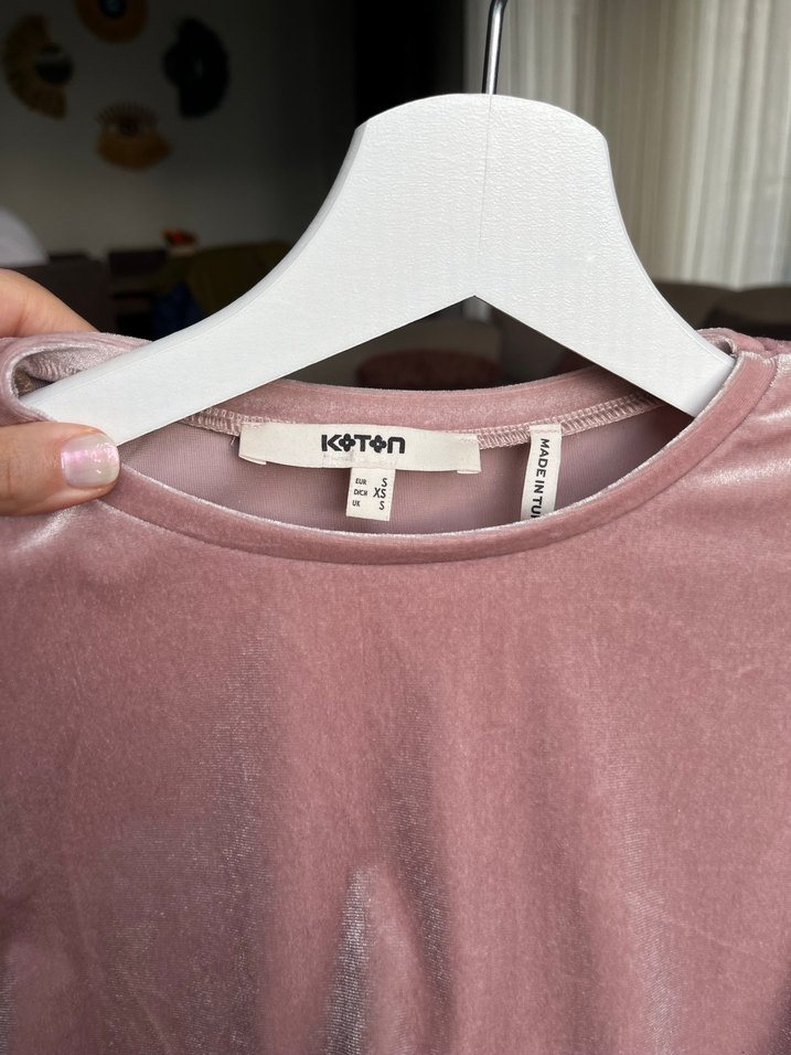 KOTON kadife bluz - Görsel 3