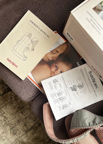 Babybjörn pembe kanguru - Görsel 8