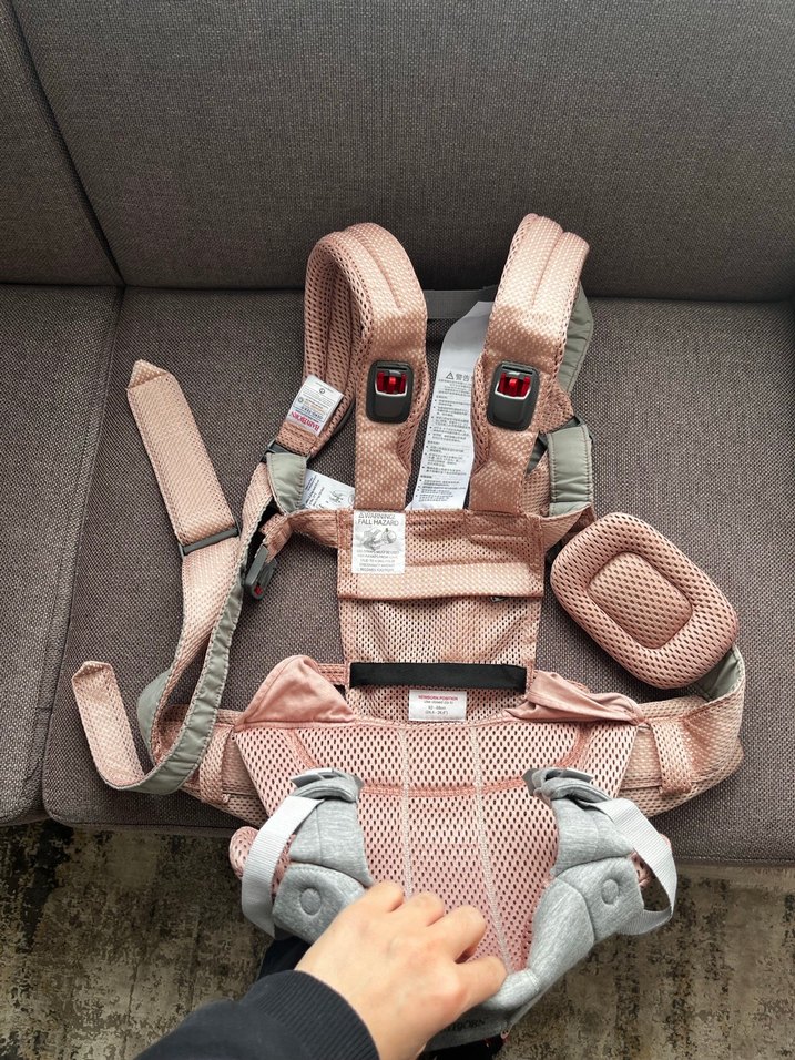 Babybjörn pembe kanguru - Görsel 5