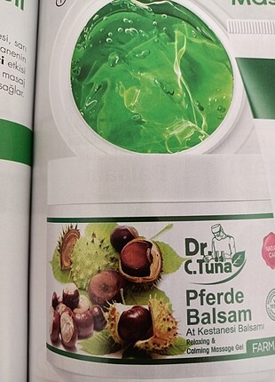 l Beden yeşil Renk Farmasi At Kestanesi Masaj jeli