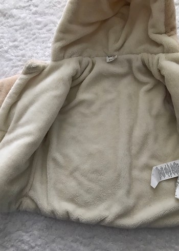 Kürklü Kapüşonlu Bebek Montu - Görsel 6