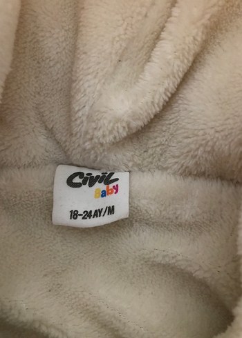 Kürklü Kapüşonlu Bebek Montu - Görsel 4