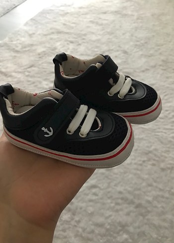 Lacivert Erkek Bebek İlk Adım Ayakkabısı - Görsel 2