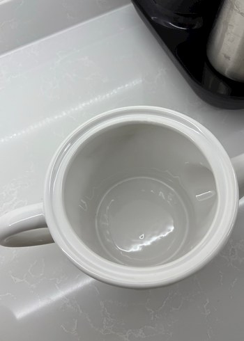 Beyaz porselen Çaydanlık - Görsel 4